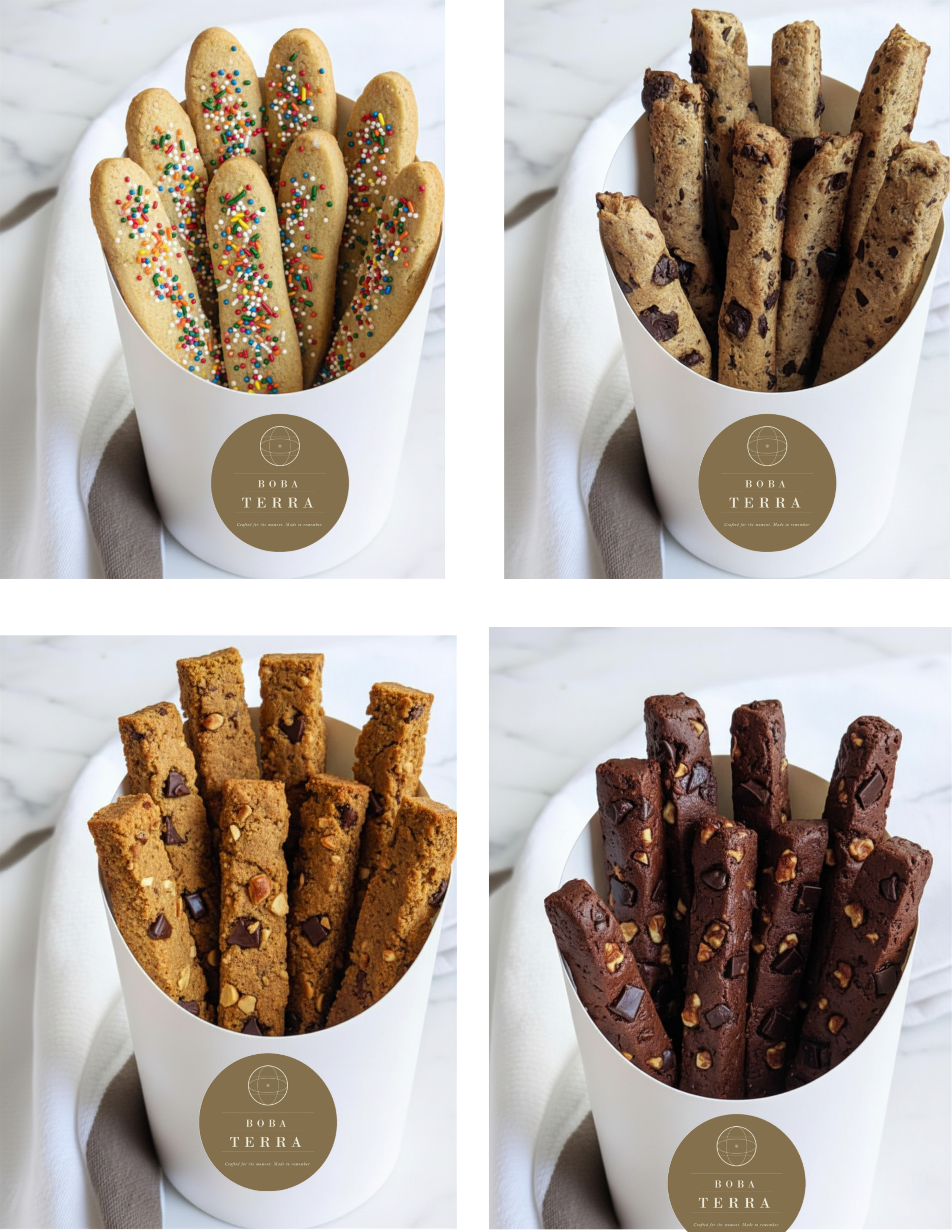 Terra Fries — cookie fries in branded boxes